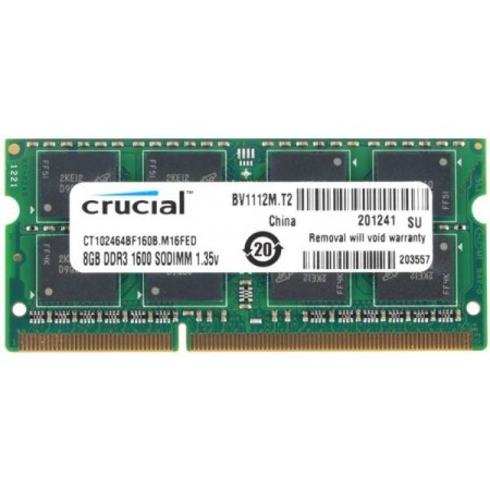 Ram Crucial 8GB Single DDR3L 1600 